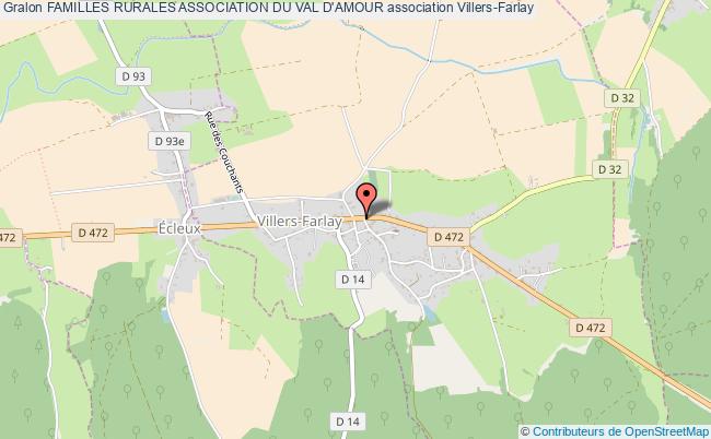 plan association Familles Rurales Association Du Val D'amour Villers-Farlay