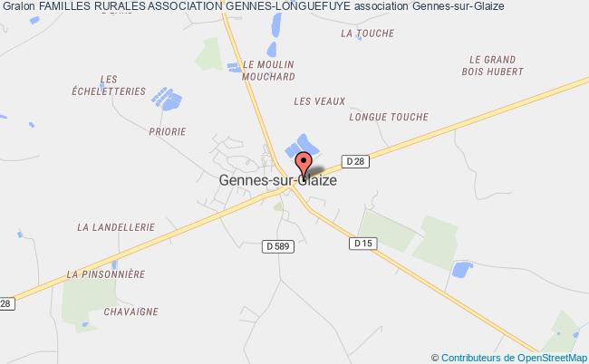 plan association Familles Rurales Association Gennes-longuefuye Gennes-Longuefuye
