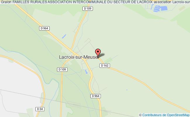 plan association Familles Rurales Association Intercommunale Du Secteur De Lacroix Lacroix-sur-Meuse