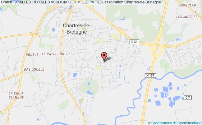 plan association Familles Rurales Association Mille Pattes Chartres-de-Bretagne
