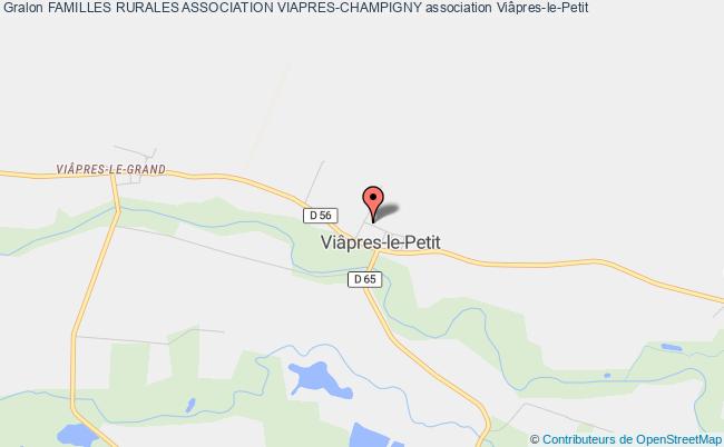 plan association Familles Rurales Association Viapres-champigny Viâpres-le-Petit