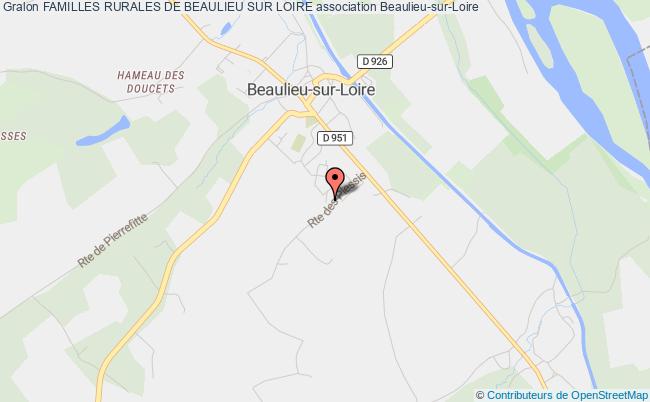 plan association Familles Rurales De Beaulieu Sur Loire Beaulieu-sur-Loire