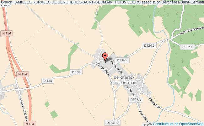 plan association Familles Rurales De Bercheres-saint-germain  Poisvilliers Berchères-Saint-Germain