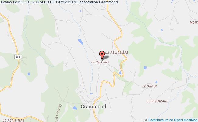 plan association Familles Rurales De Grammond Grammond