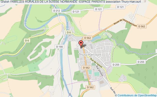plan association Familles Rurales De La Suisse Normande -espace Parents Thury-Harcourt
