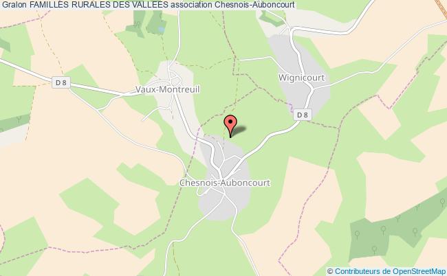 plan association Familles Rurales Des Vallees Chesnois-Auboncourt