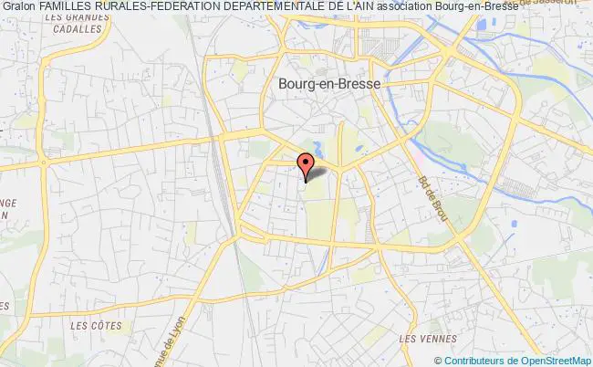 plan association Familles Rurales-federation Departementale De L'ain Bourg-en-Bresse