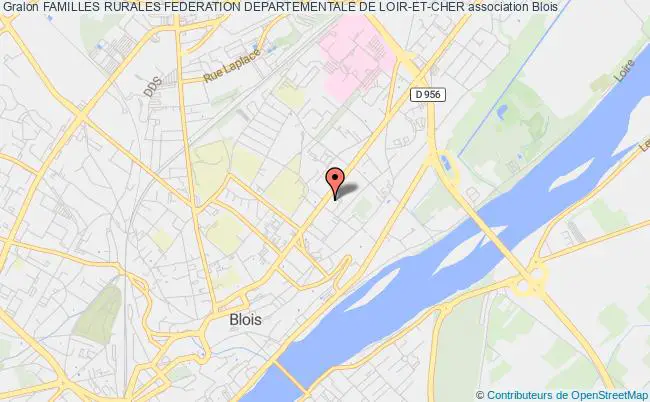 plan association Familles Rurales Federation Departementale De Loir-et-cher Blois