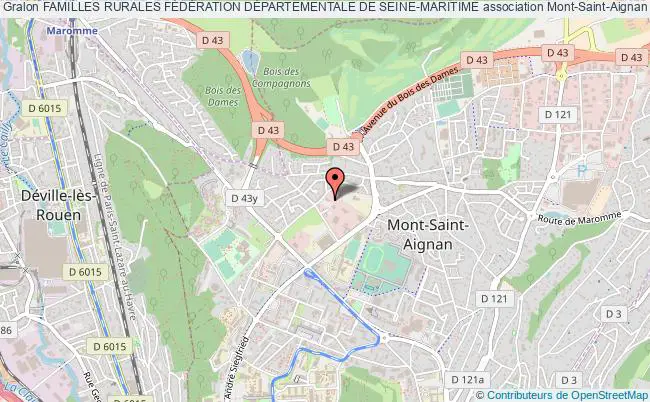 plan association Familles Rurales FÉdÉration DÉpartementale De Seine-maritime Mont-Saint-Aignan