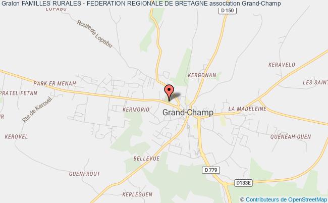 plan association Familles Rurales - Federation Regionale De Bretagne Grand-Champ