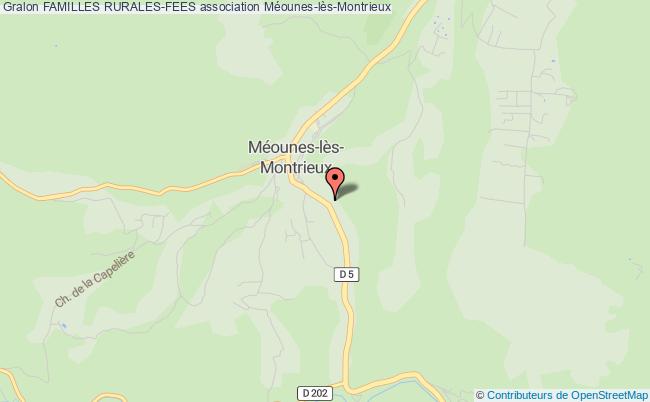 plan association Familles Rurales-fees Méounes-lès-Montrieux