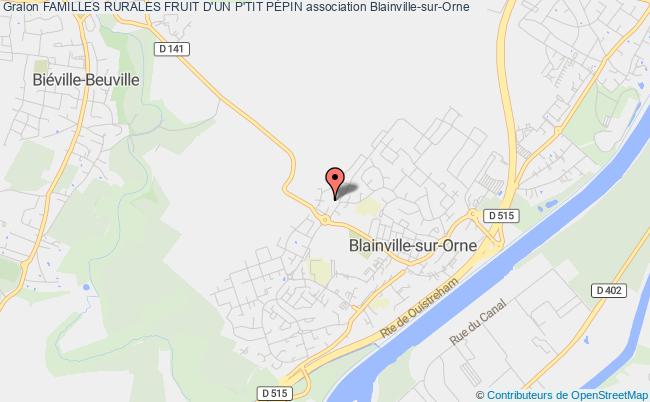 plan association Familles Rurales Fruit D'un P'tit PÉpin Blainville-sur-Orne