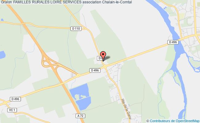 plan association Familles Rurales Loire Services Chalain-le-Comtal
