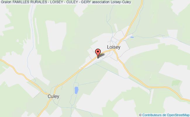 plan association Familles Rurales - Loisey - Culey - Gery LOISEY