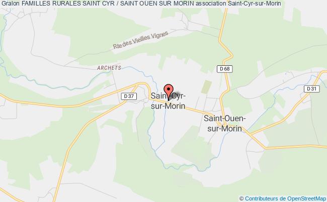 plan association Familles Rurales Saint Cyr / Saint Ouen Sur Morin Saint-Cyr-sur-Morin