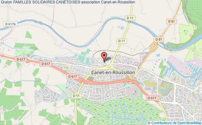 plan association Familles Solidaires CanÉtoises Canet-en-Roussillon