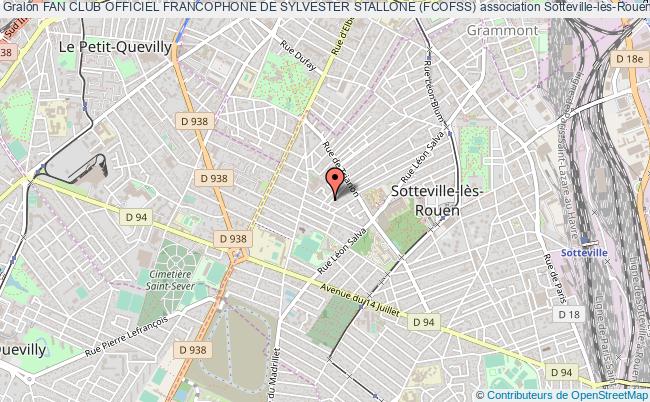 plan association Fan Club Officiel Francophone De Sylvester Stallone (fcofss) Sotteville-lès-Rouen