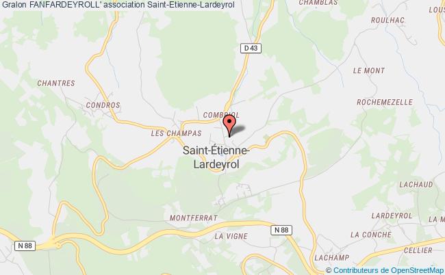 plan association Fanfardeyroll' Saint-Étienne-Lardeyrol