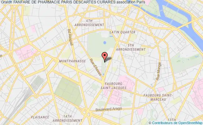 FANFARE DE PHARMACIE PARIS DESCARTES CURARES