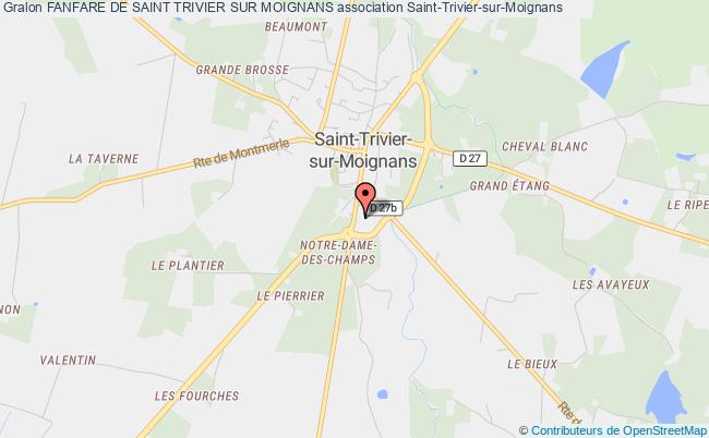 plan association Fanfare De Saint Trivier Sur Moignans Saint-Trivier-sur-Moignans