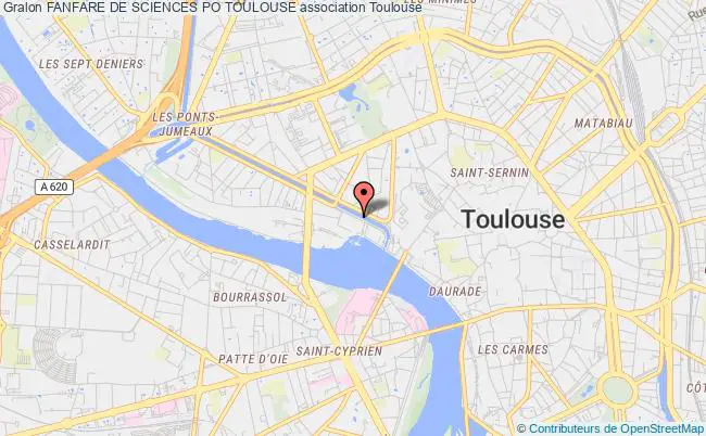 plan association Fanfare De Sciences Po Toulouse Toulouse