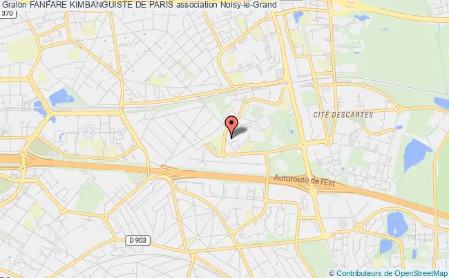 plan association Fanfare Kimbanguiste De Paris Noisy-le-Grand