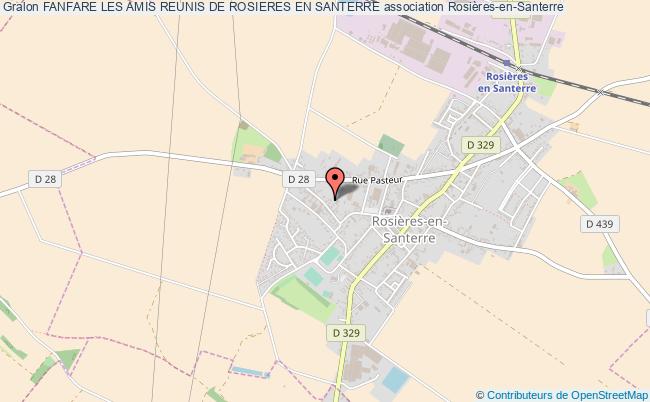 plan association Fanfare Les Amis Reunis De Rosieres En Santerre Rosières-en-Santerre