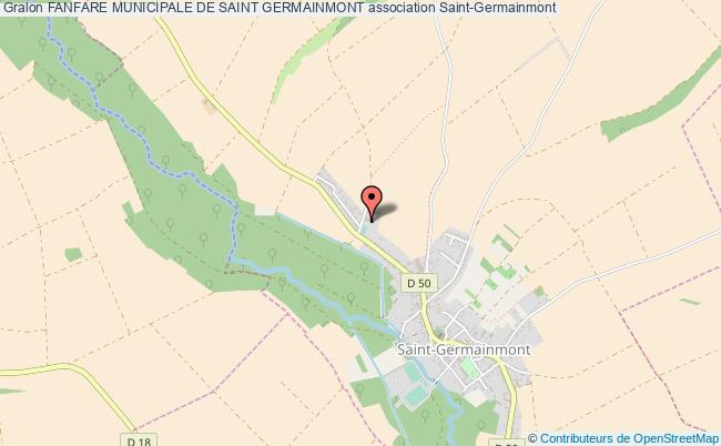 plan association Fanfare Municipale De Saint Germainmont Saint-Germainmont