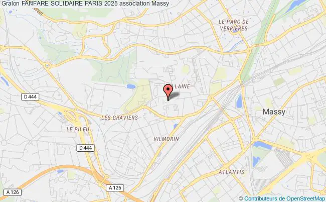 plan association Fanfare Solidaire Paris 2025 Massy