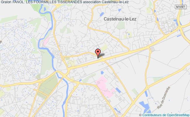 plan association Fanol: Les Fourmilles Tisserandes Castelnau-le-Lez