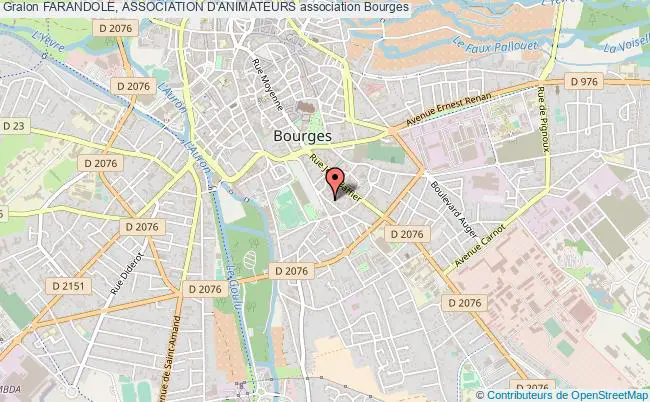 plan association Farandole, Association D'animateurs Bourges