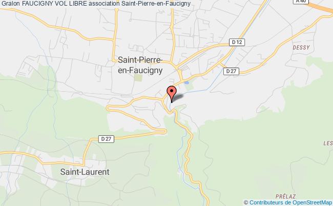 plan association Faucigny Vol Libre Saint-Pierre-en-Faucigny