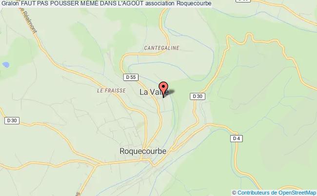 plan association Faut Pas Pousser MÉmÉ Dans L'agoÛt Roquecourbe