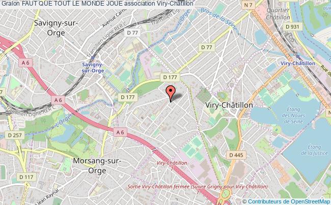 plan association Faut Que Tout Le Monde Joue Viry-Châtillon