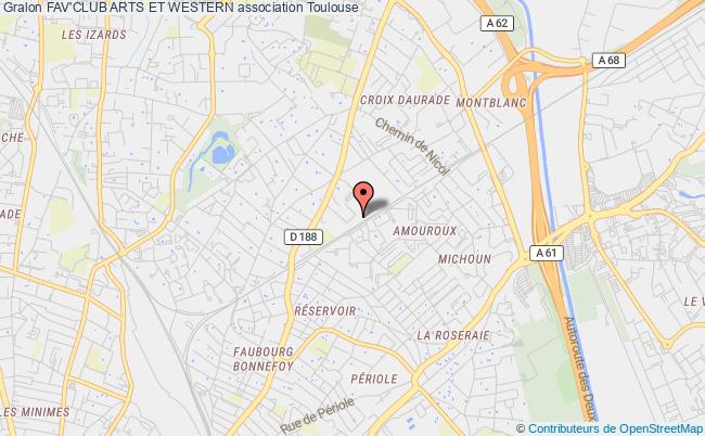plan association Fav'club Arts Et Western Toulouse