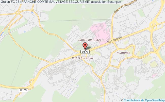 plan association Fc 2s (franche-comte Sauvetage Secourisme) Besançon