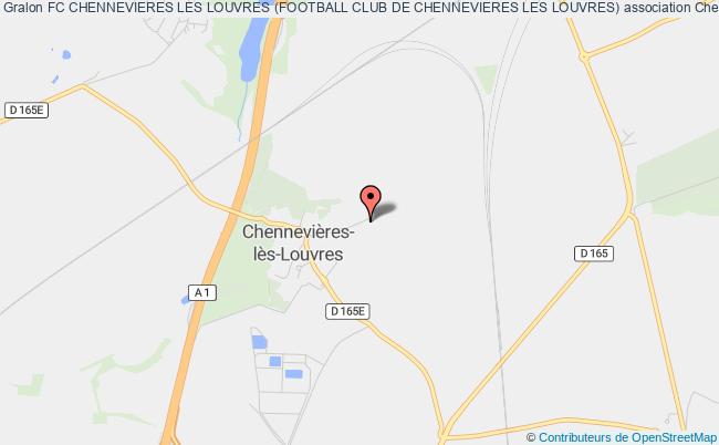 plan association Fc Chennevieres Les Louvres (football Club De Chennevieres Les Louvres) Chennevières-lès-Louvres