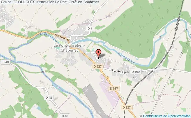 plan association Fc Oulches Pont-Chrétien-Chabenet