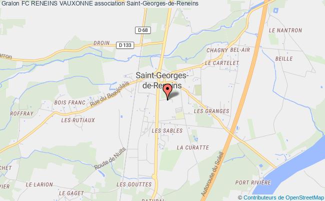 plan association Fc Reneins Vauxonne Saint-Georges-de-Reneins