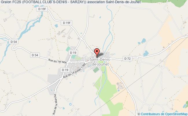 plan association Fc2s (football Club S-denis - Sarzay)) Saint-Denis-de-Jouhet