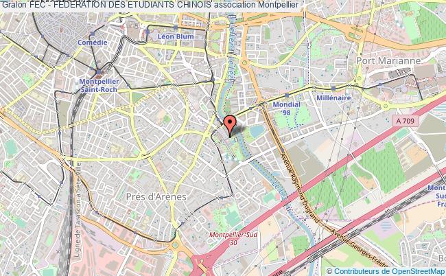 plan association Fec - Federation Des Etudiants Chinois Montpellier