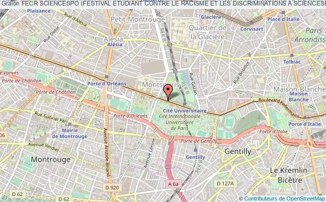 plan association Fecr Sciencespo (festival Etudiant Contre Le Racisme Et Les Discriminations A Sciencespo) Paris