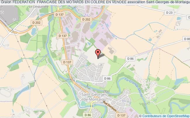 plan association Federation  Francaise Des Motards En Colere En Vendee Saint-Georges-de-Montaigu