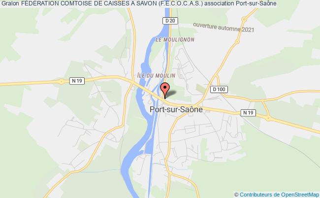 plan association FÉdÉration Comtoise De Caisses A Savon (f.e.c.o.c.a.s.) Port-sur-Saône
