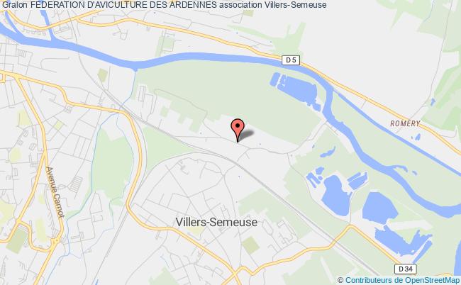 plan association Federation D'aviculture Des Ardennes Villers-Semeuse