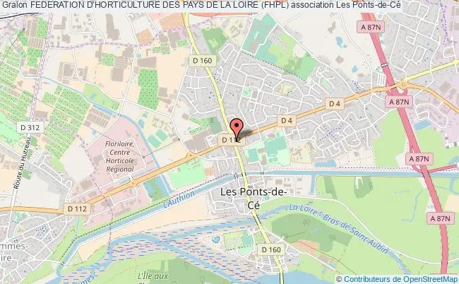plan association Federation D'horticulture Des Pays De La Loire (fhpl) Les   Ponts-de-Cé