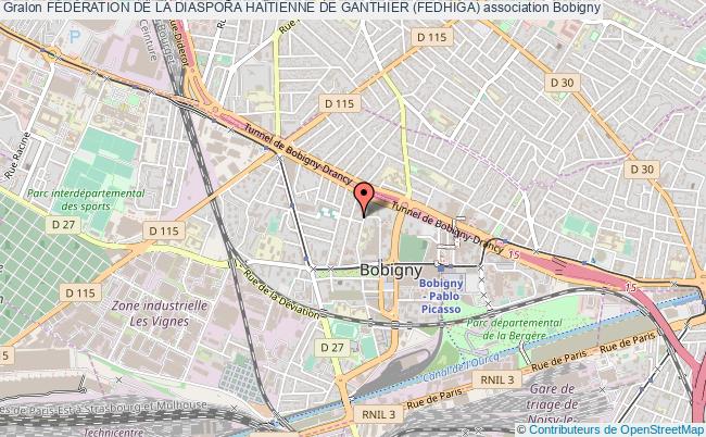 plan association FÉdÉration De La Diaspora HaÏtienne De Ganthier (fedhiga) Bobigny