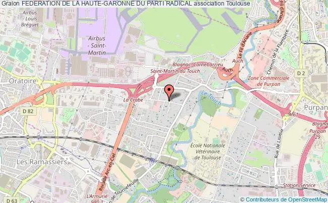 plan association Federation De La Haute-garonne Du Parti Radical Toulouse