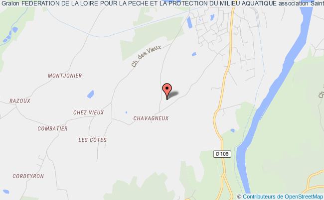 plan association Federation De La Loire Pour La Peche Et La Protection Du Milieu Aquatique Saint-Just-Saint-Rambert