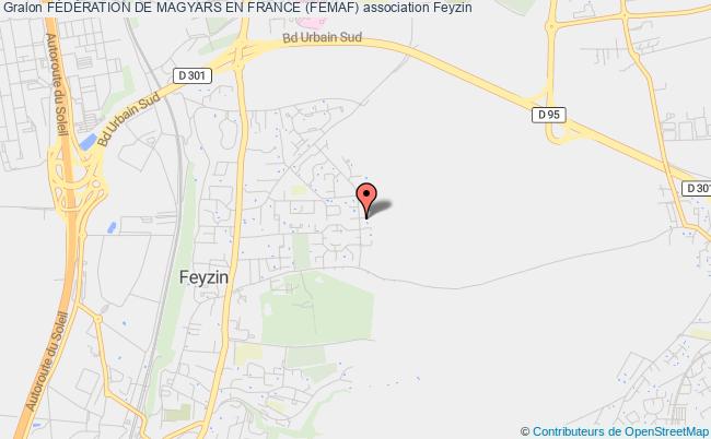 plan association FÉdÉration De Magyars En France (femaf) Feyzin